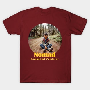 Nomad Explorer (committed wanderer boy) T-Shirt